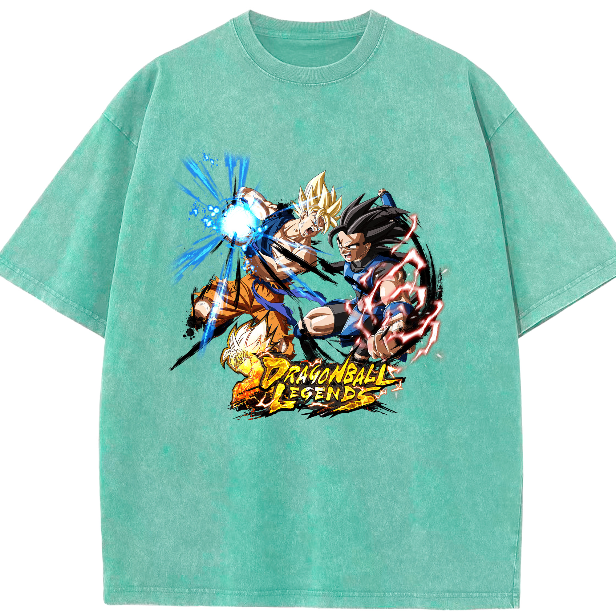 （画像用） ドラゴンボール DRAGON BALL 綿100% ヴィンテージ風 半袖Tシャツ（フロントプリント）